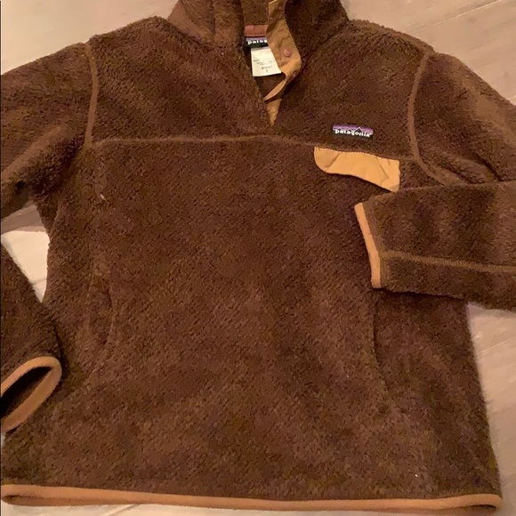 Patagonia Jackets & Blazers - Pantagonia brown pullover jacket / coat S